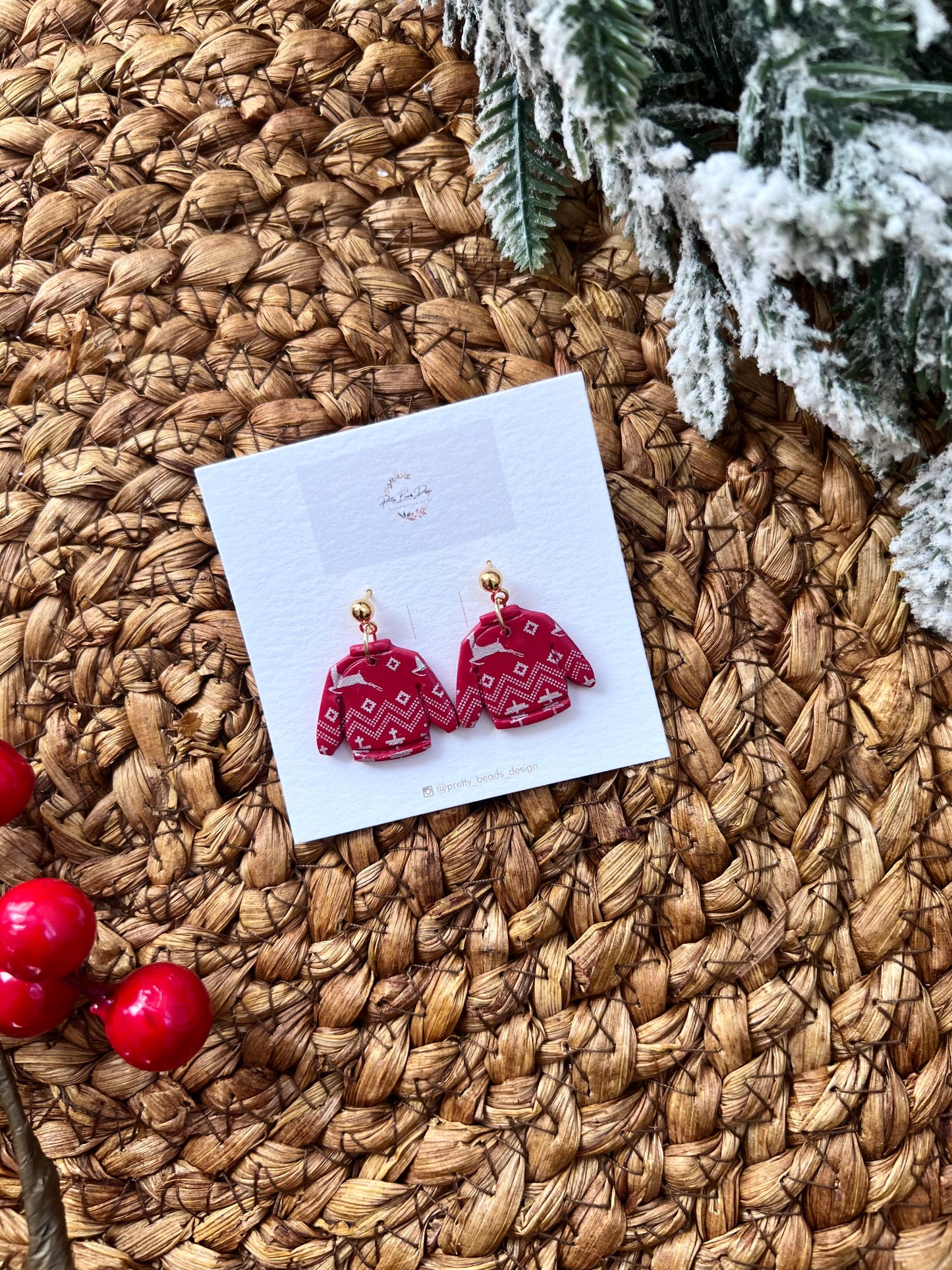 Christmas Sweater Earrings