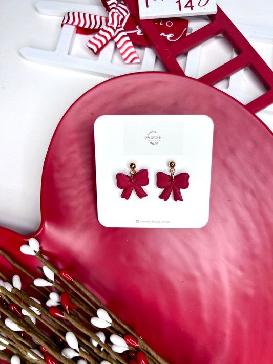 Little Bow Love Earrings